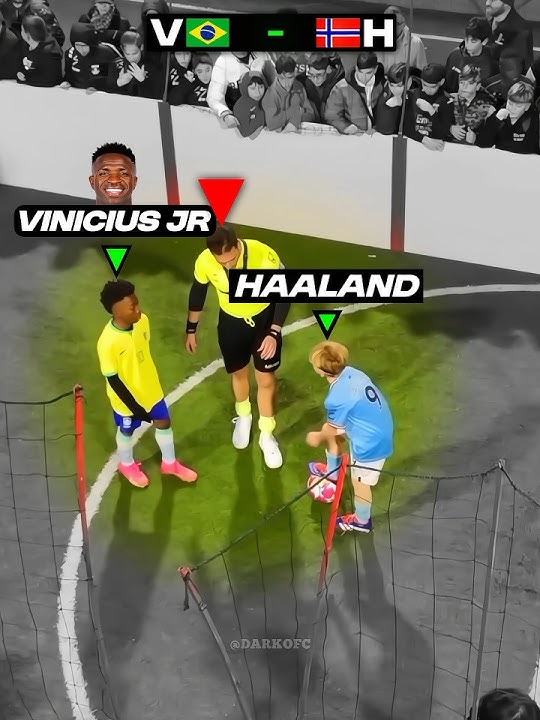 Shocking Moments With Vinicius Jr Vs Haaland 🔥🔥