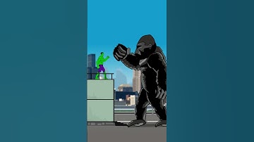 Hulk vs King Kong, Rock Paper Scissors Animation
