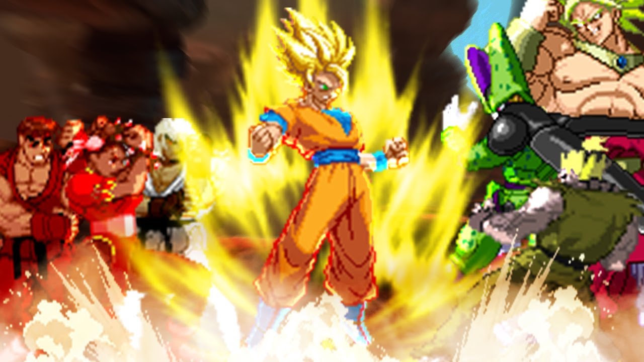 Goku from another universe who only needs a Super Saiyan form to fight! MUGEN