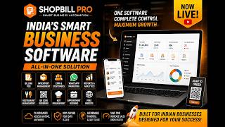🚀 SHOPBILL PRO | India’s Smart Business Automation Software for Restaurants, Retail &amp; Salons