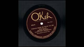 Things Seem So Blue to Me - Bennie Motens Kansas City Orchestra
This song is in the Public Domain. Under the Music Modernization Act of 2018 (Section 1401), all sound recordings published prior to January 1, 1926 have entered the public domain.
Title: Things Seem So Blue to Me
Description: Jazz/dance band
Category: Instrumental
Master Size: 10-in.
Recording Date
1925-05-31
Recording Location
Kansas City, Missouri Things Seem So Blue to Me - Bennie Motens Kansas City Orchestra