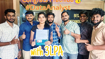 Success of Prathiba #dataanalyst | Besant Technologies BTM Layout #besanttechnologies