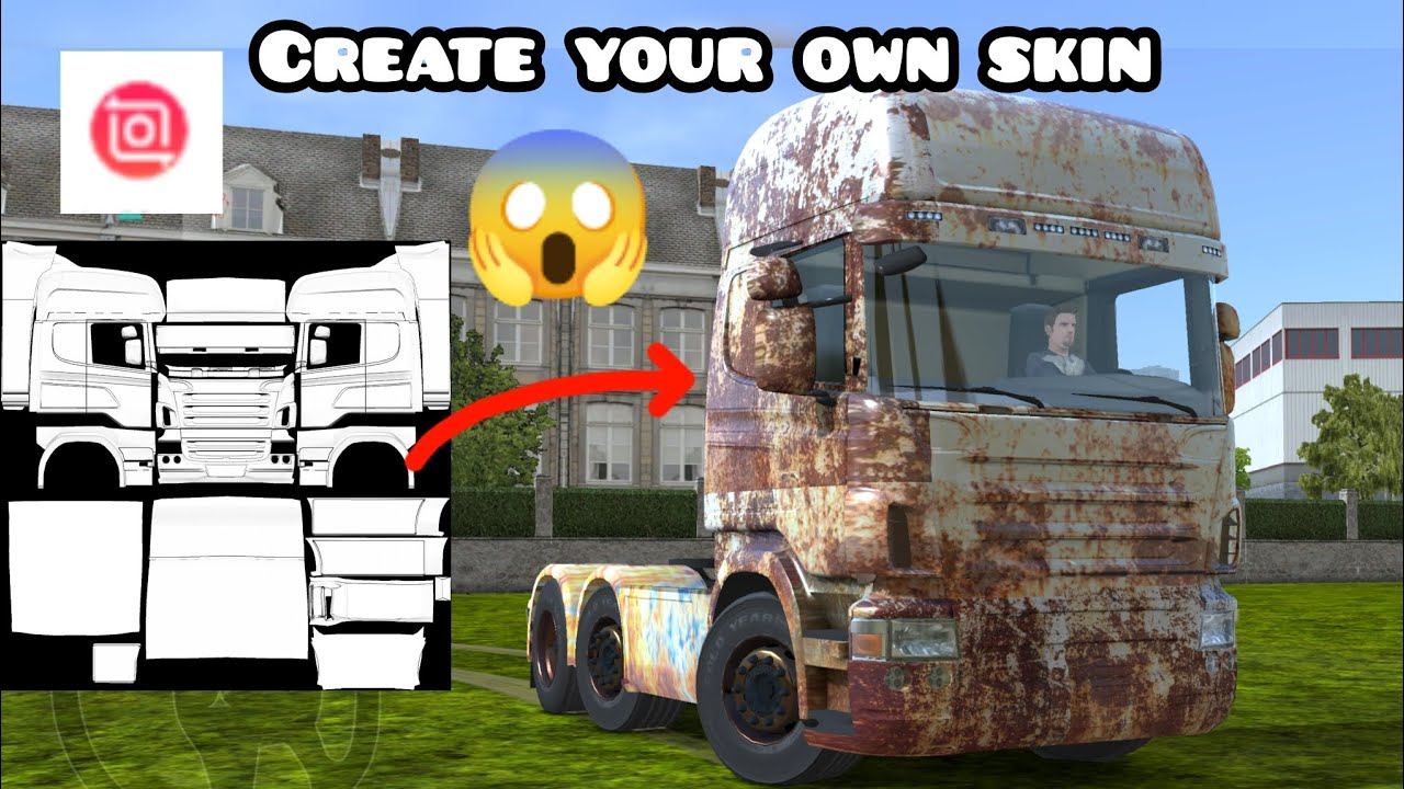 How to create your own skin | Easy tutorial 😱🔥💯 | Truckers Of Europe 3 