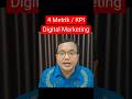 4 Metrik KPI Digital Marketing Sebagai Indikator Kesuksesan Pemasaran Digital #CTR #CVR #CPA #ROAS