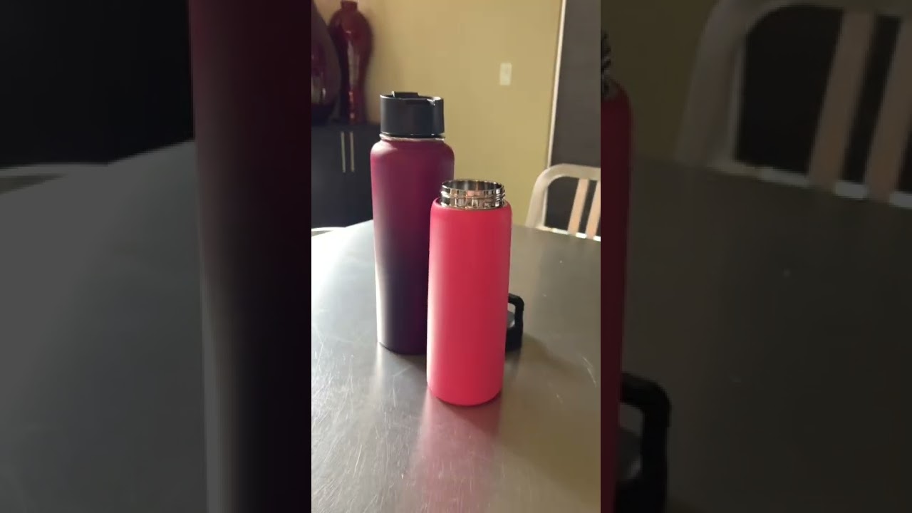 Triple-Insulated Stainless Steel Water Bottle with Straw Lid