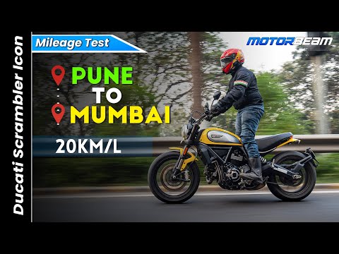 Pune To Mumbai On Ducati Scrambler Icon - Mileage Test | MotorBeam हिन्दी