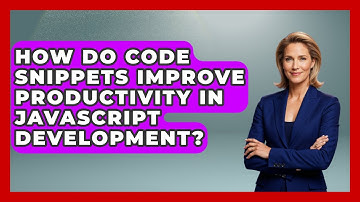 How Do Code Snippets Improve Productivity in JavaScript Development? | JavaScript Toolkit News