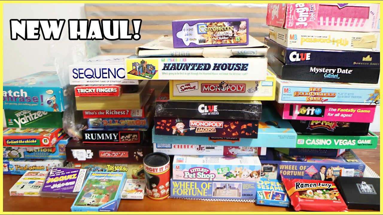 More New Board Games for our HUGE Collection! Board Game Haul January