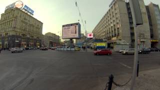 Перекресток Тверской улицы и Большого Путинковского переулка
