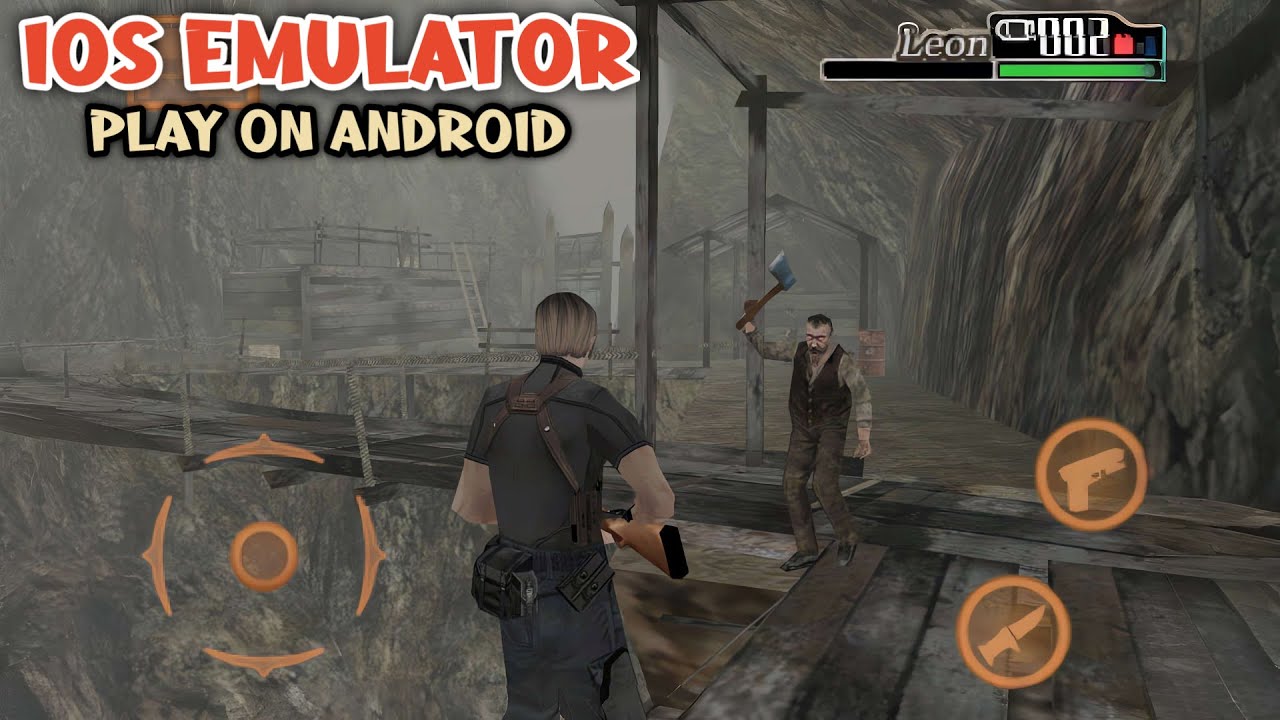 Resident Evil 4: Mobile Edition IOS Version - Gameplay on Android (touchHLE)