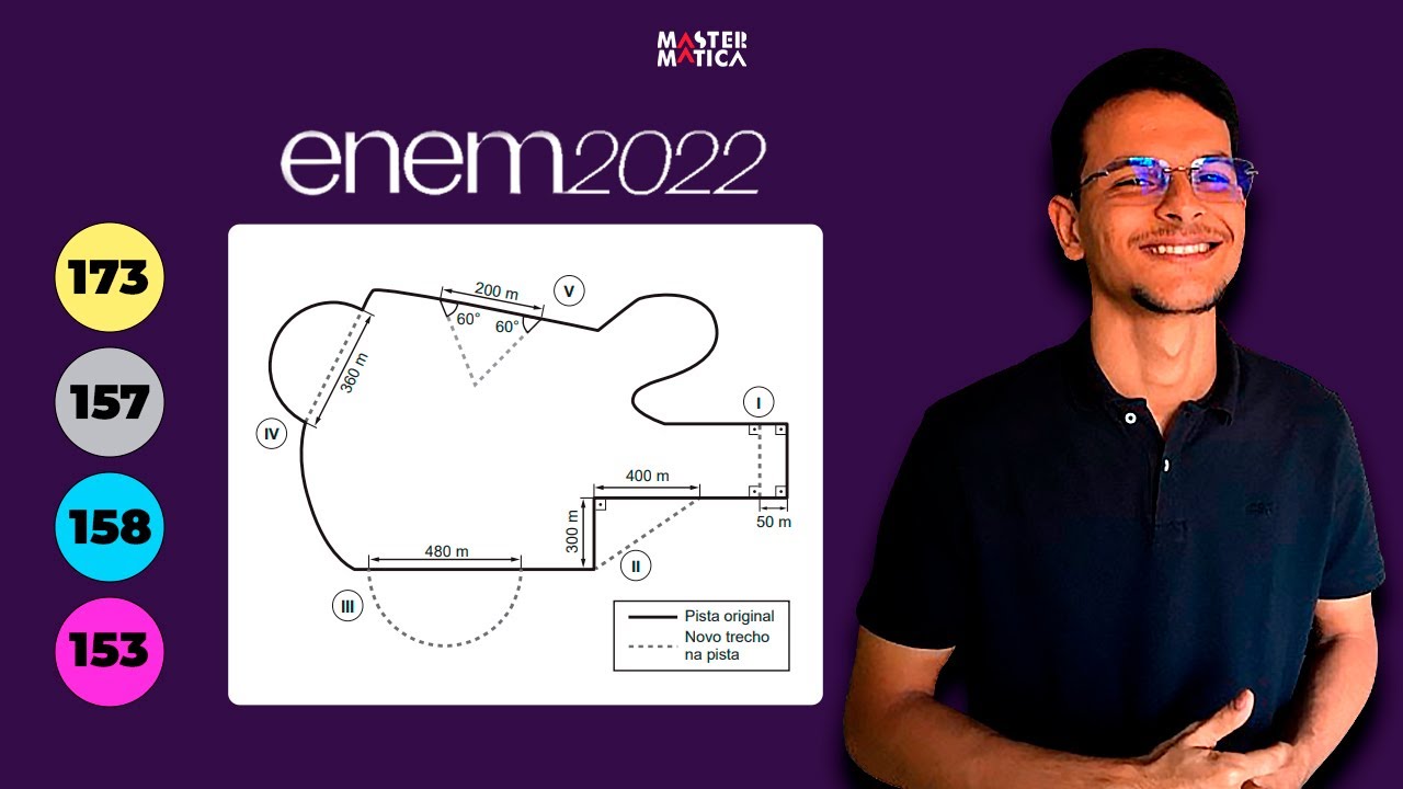 ENEM 2022 PPL | Para tornar uma pista de automobilismo mais segura ...