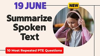 Summarize Spoken Text PTE - JUNE 2025 - The Ultimate FREE Guide