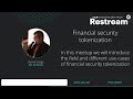 Financial security tokenization