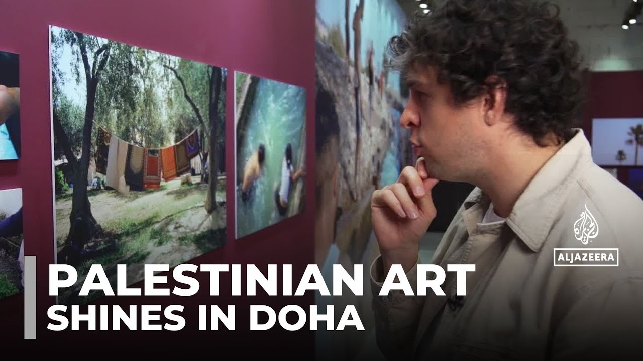 Палестино-американский художник Адам Рухана представляет в Дохе свою работу «До свободы»