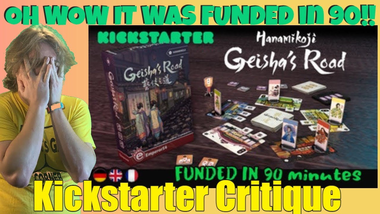 Hanamikoji Geisha's Road Kickstarter Critique YouTube