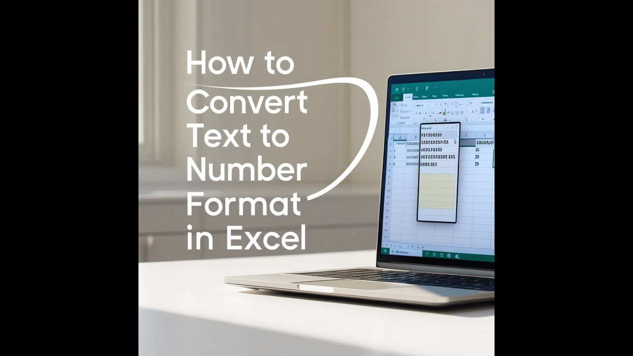 How to Convert Text to Number in Excel - YouTube