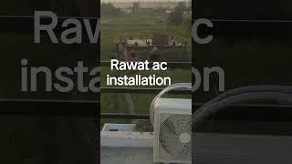 Rawat ac installation #industrialelectrician #actechnician #actechnician #automobile #automobile