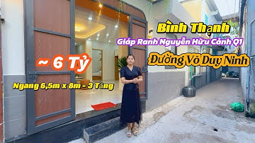 GIÁP RANH Q1 - SÁT TRỤC NGUYỄN HỮU CẢNH NHÀ 3 TẦNG