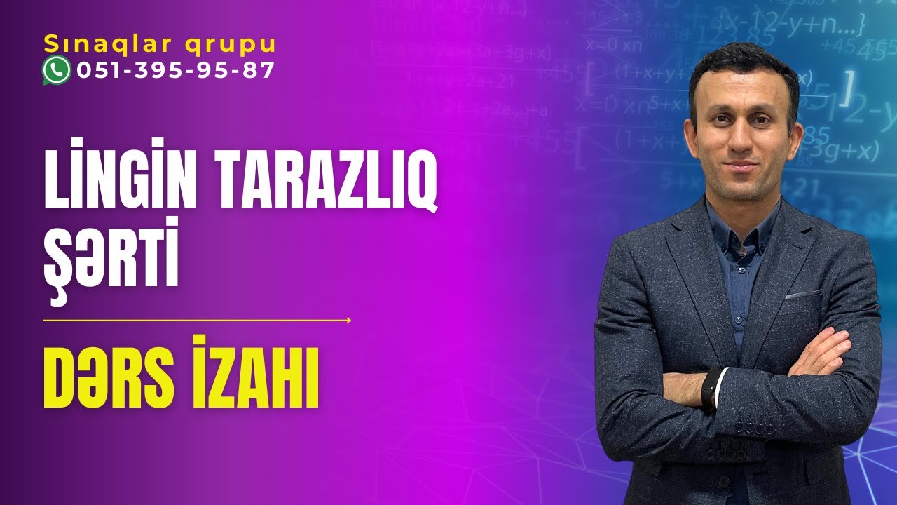 Lingin tarazlıq şərti