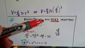 Grade 8 Math #13.3c, Find Volume of a Sphere - Real life problem