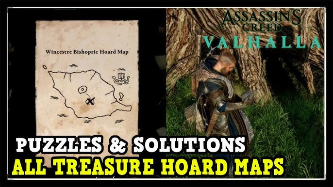 Assassin's Creed Valhalla - DLC1 All 9 TREASURE MAPS in Ireland