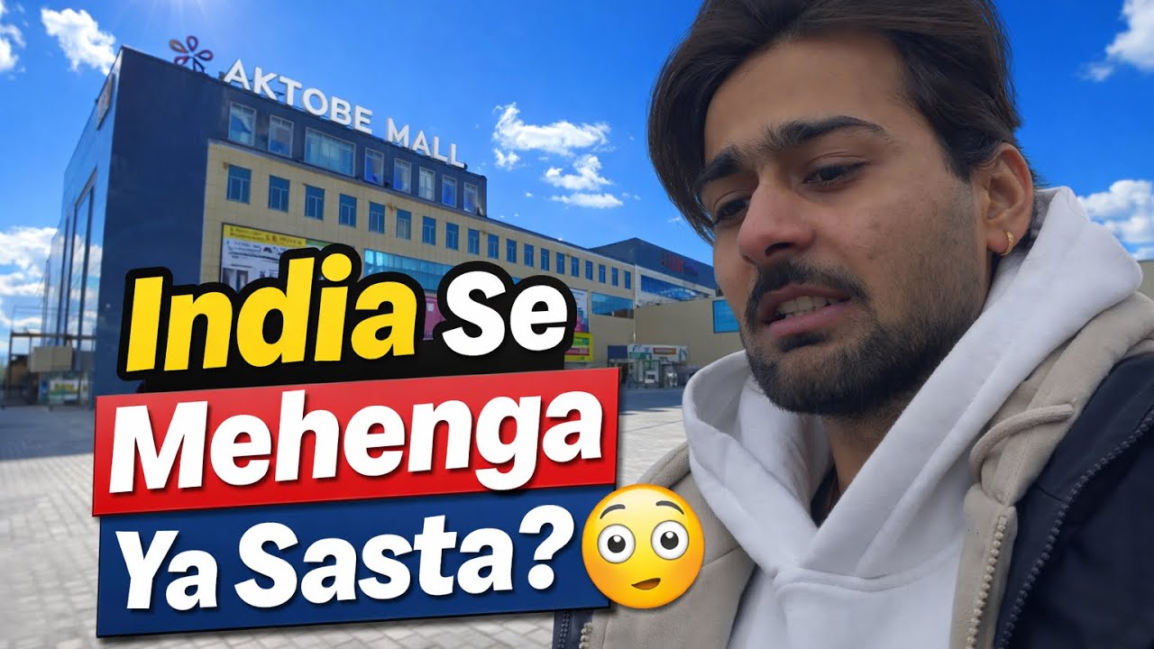 Indian Vlogger in Aktobe Mall 🇮🇳🇰🇿 | Full Mall Walkthrough