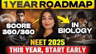 Biology Roadmap to Crack NEET 2025 in 1 year | For serious aspirants | NEET 2025 Dropper Strategy