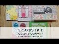 5 Cards 1 Kit | Queen & Co. Baby Shaped Shaker Kit 5 Cards 1 Kit | Queen & Co. Baby Shaped Shaker Kit