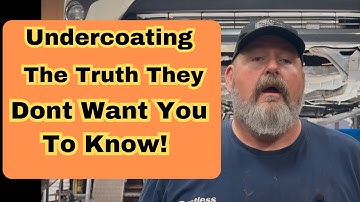 The Shocking Truth About Toyota Carolla Undercoating