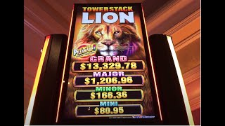 ★Big Win★ULTRA Tower Stack Lion - Aruze Gaming The Parisian Macao Casino Slot Machine