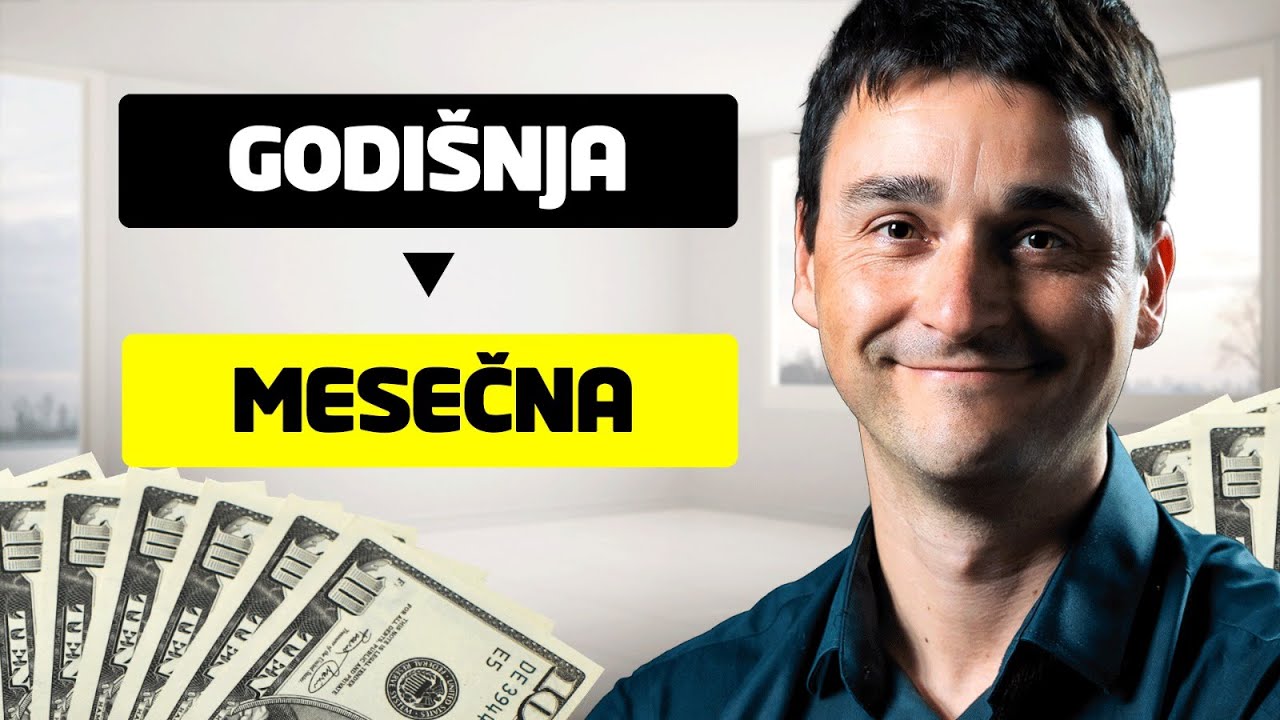 Kako da pretvorite svoj godišnji prihod u mesečni prihod