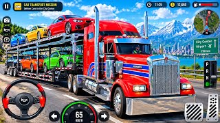 Euro Truck Simulator 3D 2026 - 車両輸送トラック運転 多層階車両！Androidゲームプレイ screenshot 1
