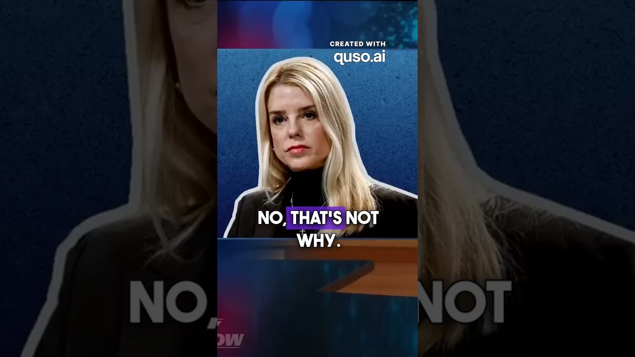 🤦‍♂️ Pam Bondi Opens Epstein Investigation Into Democrats (After Trump's Tweet?)