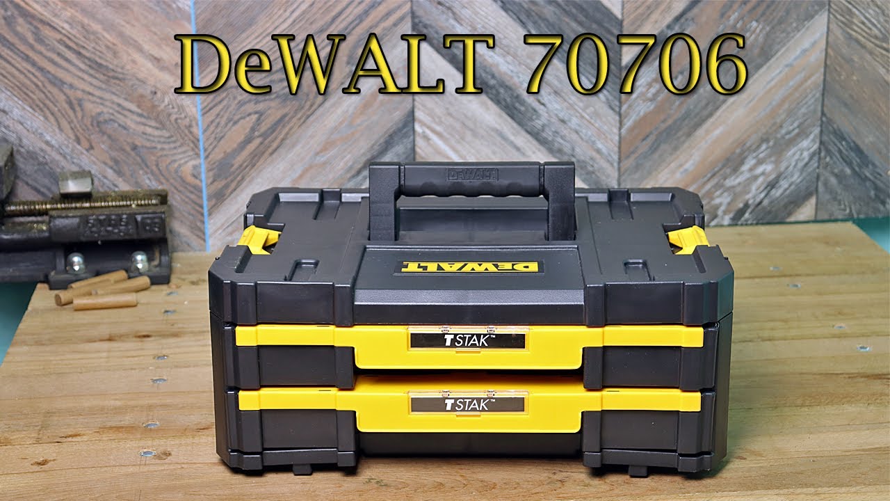 [REVIEW] DeWALT DWST1-70706 TSTAK IV cutie cu sertare - YouTube