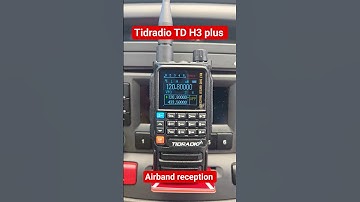 Tidradio TD H3 plus airband reception