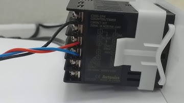 AUTONICS COUNTER/TIMER  TUTORIAL : HOW TO INSTALL/WIRING WITH SENSOR