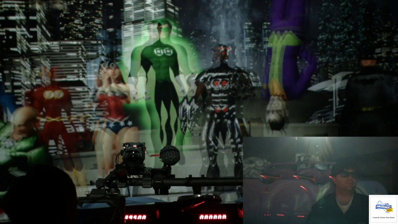 Justice League Battle for Metropolis 4D On Ride at Six Flags Over YouTube