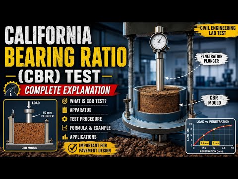 California Bearing Ratio (CBR) Test Explained | Complete CBR Test Procedure | Civil Engineering