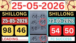 25/05/2026 Shillong Teer Common Number Today || Shillong Teer Target Number