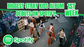 [TOP 7] BIGGEST STRAY KIDS ALBUM DEBUTS ON SPOTIFY | 1ST WEEK