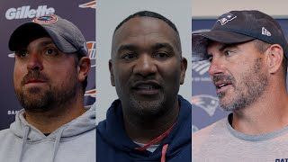 New England Patriots Defensive Coaches Address the Media | Patriots Press Conference