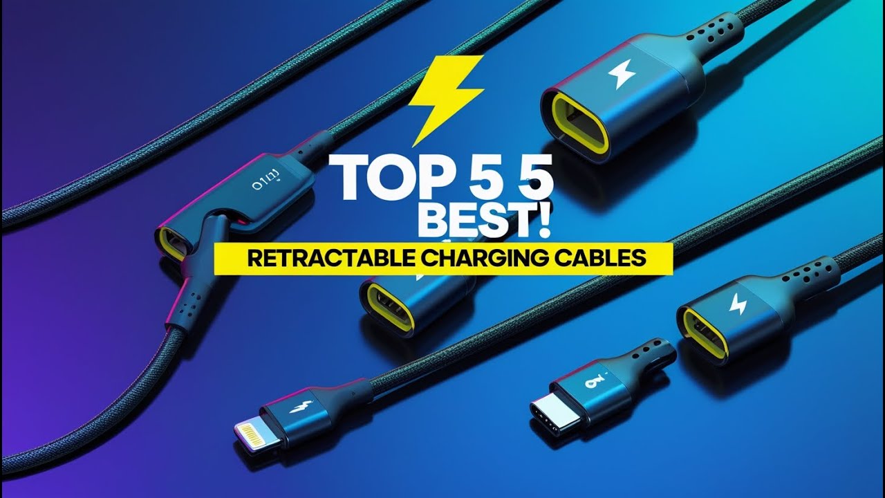 Top 5 Best Retractable Charging Cables 2025 🔌 | Fast & Tangle-Free Chargers