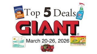 Top 5 Deals at Giant March 20-26, 2026