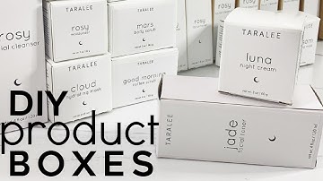 How to Make Custom Product Boxes for Cosmetics; Skincare Business 2021