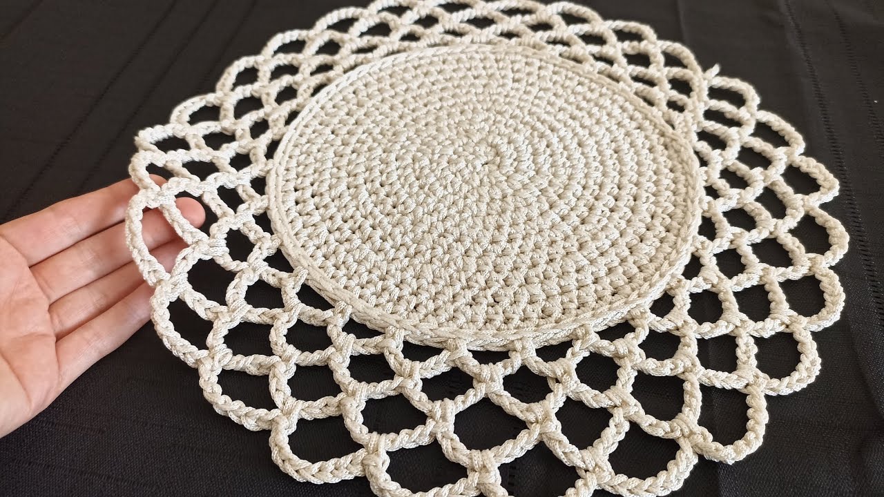 Makrome İp İle Tığ İşi SUPLA YAPIMI #suplayapımı 