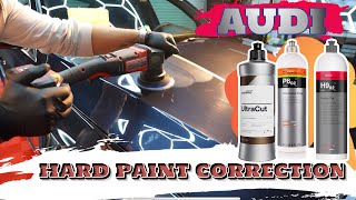 hard paint correction  using Carpro UltraCut Koch-Chemie H902 p602 3M Lake Country ￼￼￼pads 