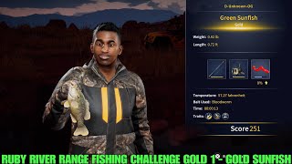 Ruby River Range Fishing Challenge Gold 1 - Catch A Gold Rank Sunfish - COTW : The Angler