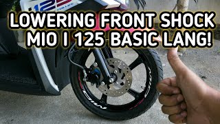 LOWERING FRONT SHOCK MIO 125 | HOW?