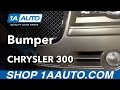 How to Replace Front Bumper Fascia 05-10 Chrysler 300