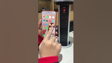 Motorized pop up socket